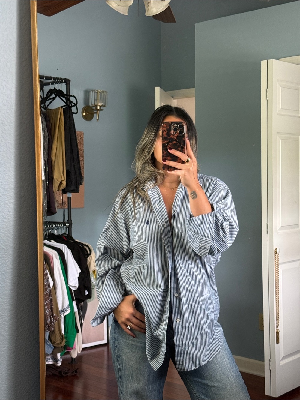 vintage ralph lauren polo button down